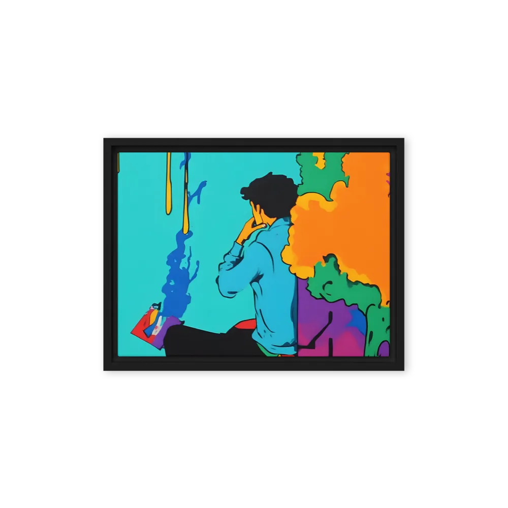 The Artist Within | Canvas with Black Frame | 12″×16″