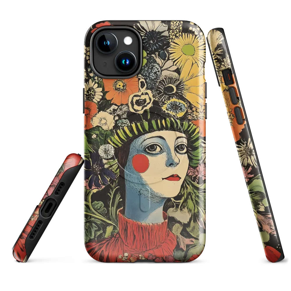 Floral Whimsy: A Portrait of Nature's Embrace