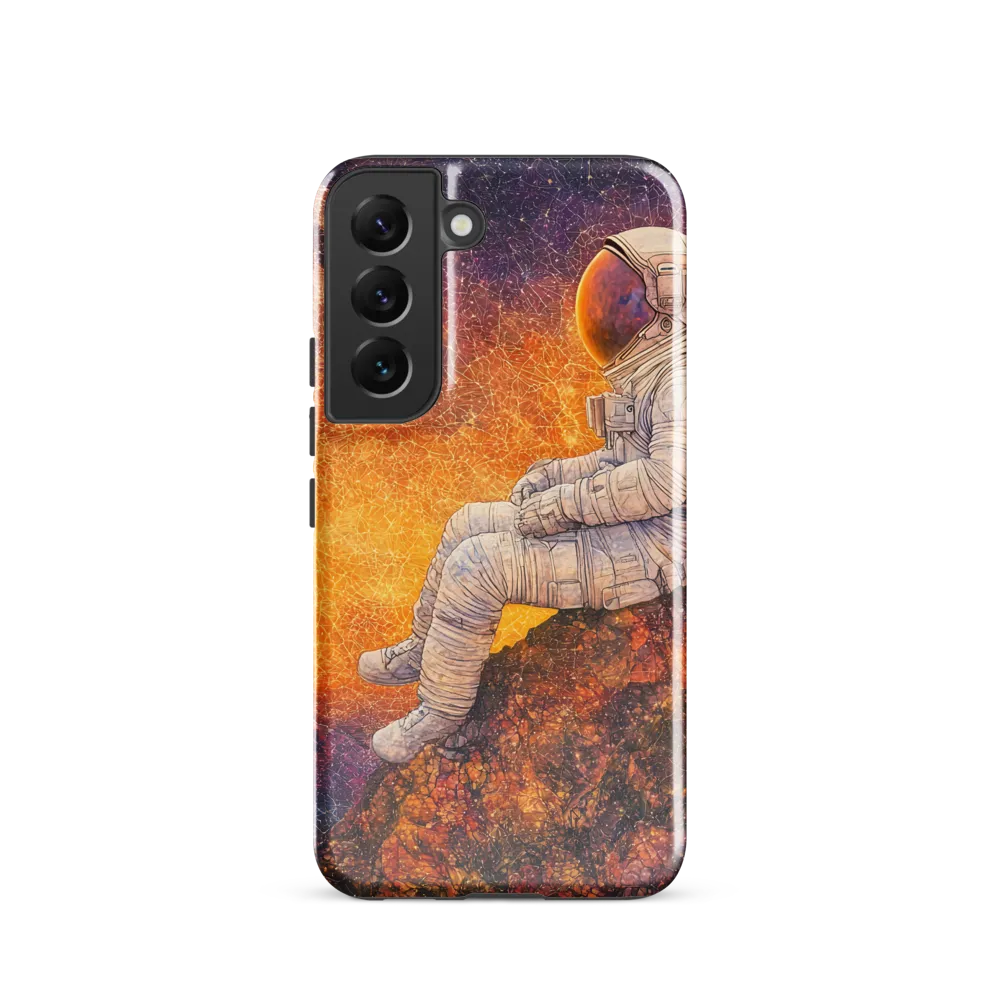 Cosmic Contemplation | Phone Case |  S22 | Tough Case | Glossy