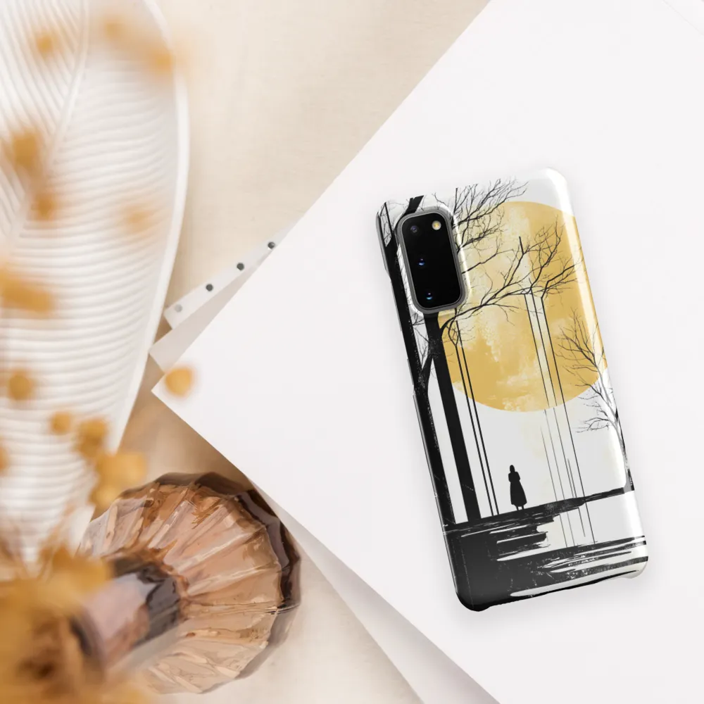 Solitude Under the Yellow Sun | Phone Case |  S20 | Snap Case | Glossy