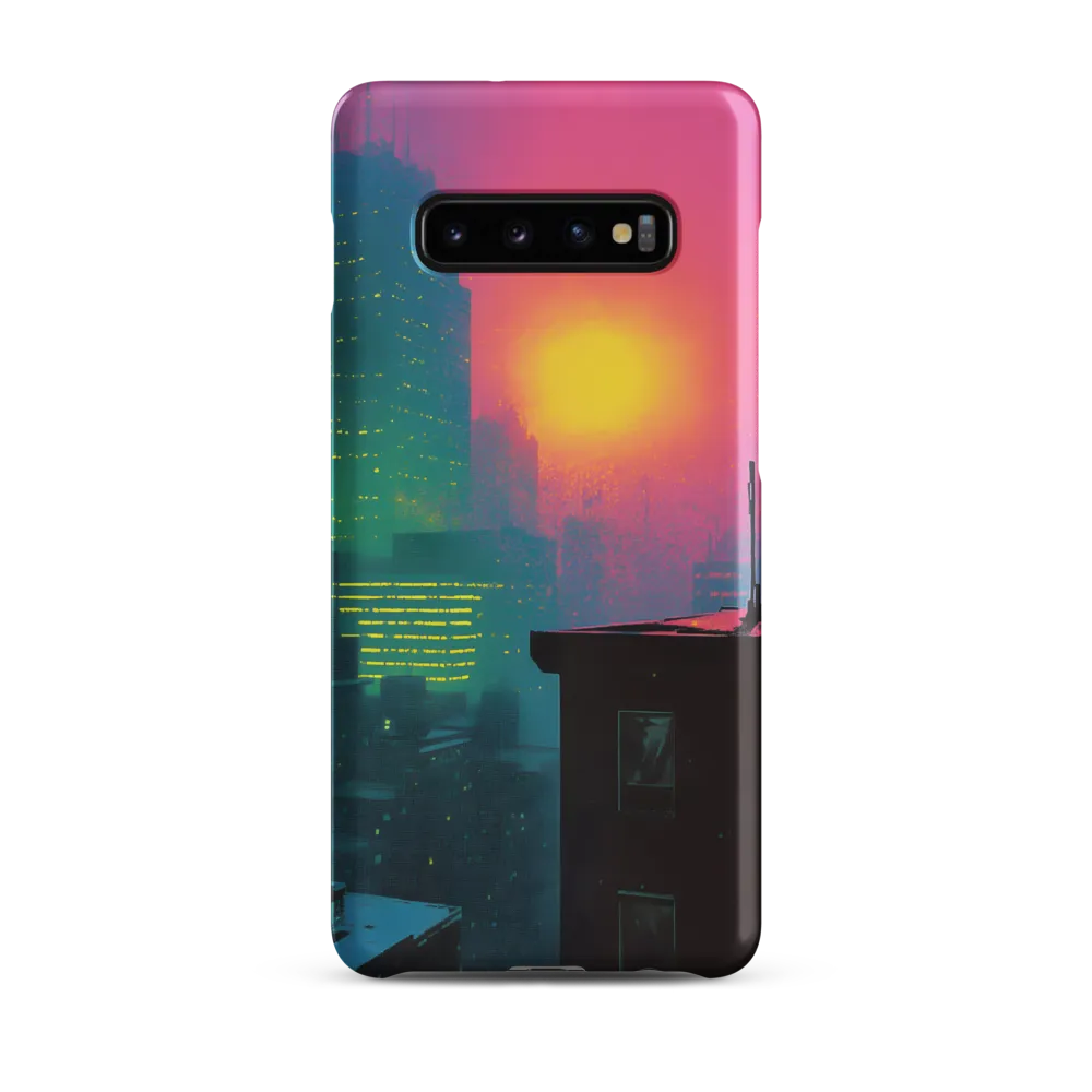 Neon Horizon | Phone Case |  S10 Plus | Snap Case | Matte