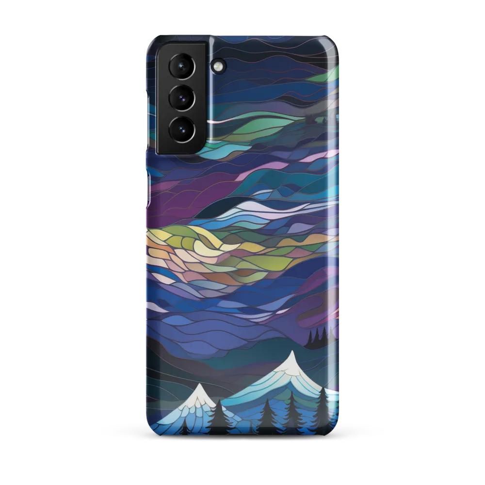 Twilight Peaks: An Abstract Mountain Landscape
