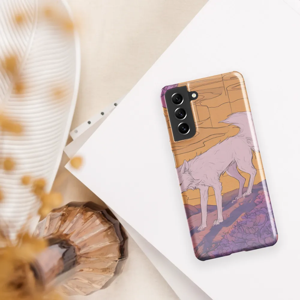 Whispers of the Violet Dawn | Phone Case |  S21 | Snap Case | Glossy