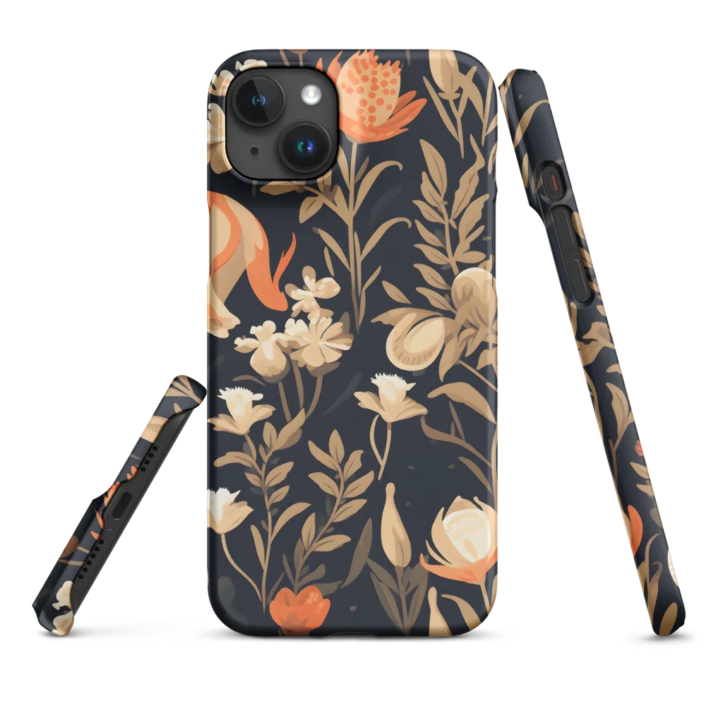 Floral Harmony: A Dance in the Dark