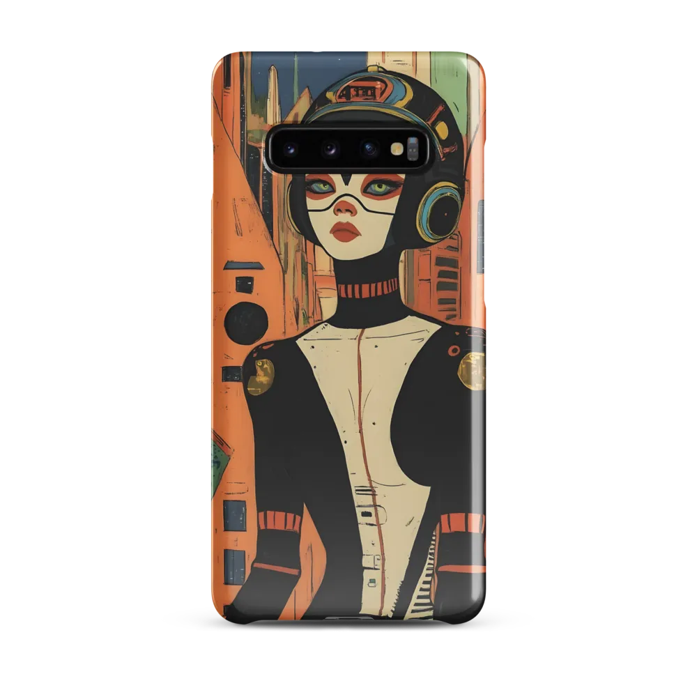 Futuristic Portrait of a Woman | Phone Case |  S10 Plus | Snap Case | Glossy