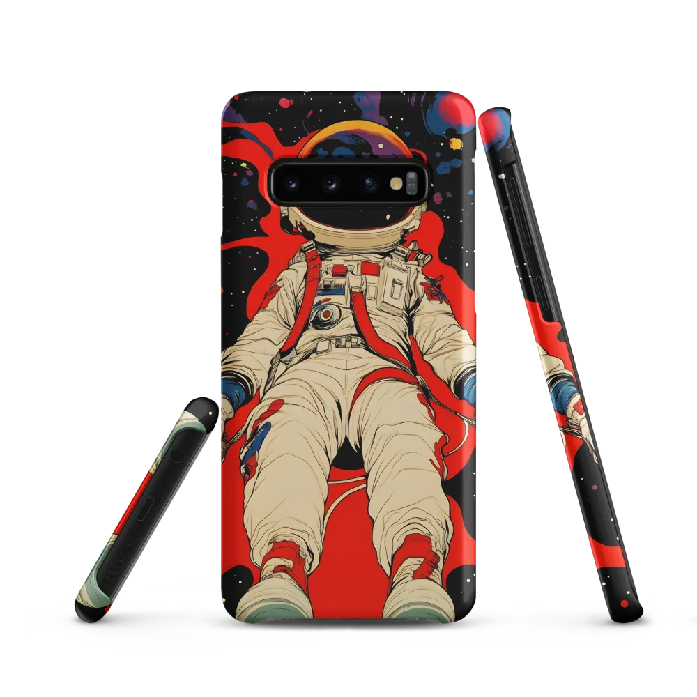 Astronaut in Cosmic Reverie | Phone Case |  S10 | Snap Case | Matte