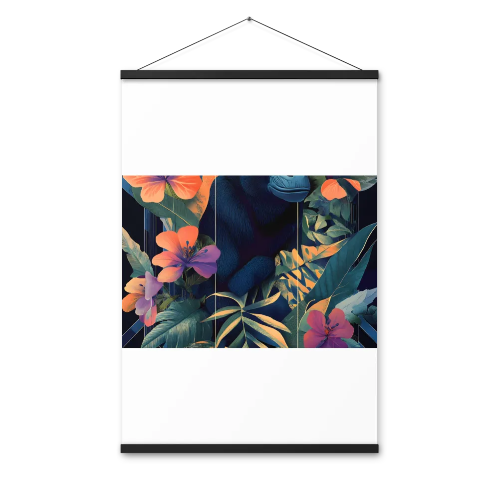 Harmony of Nature and Geometry | Poster With Black Wood Hanger | 24″×36″