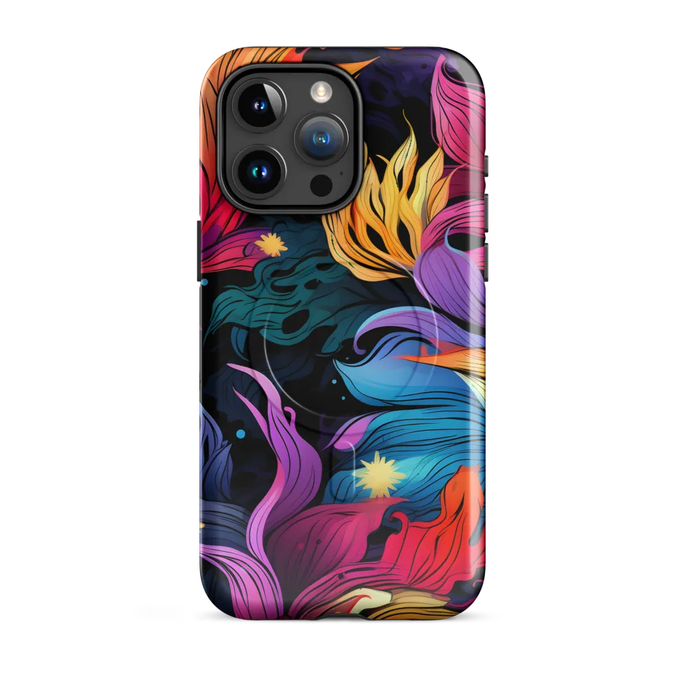 Floral Symphony | Phone Case |  15 Pro Max | MagSafe® Tough Case | Glossy