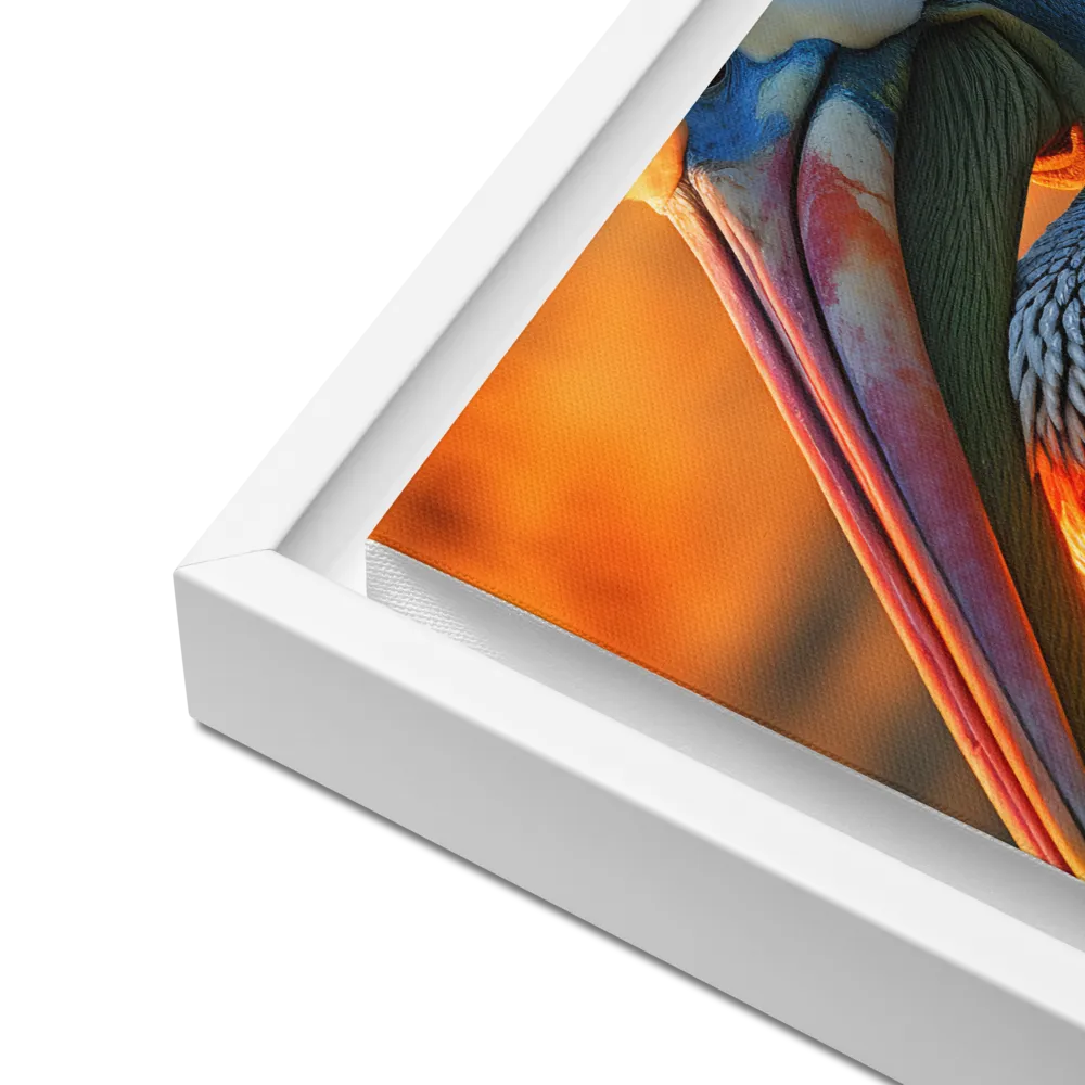 Elegance of the Pelican at Sunset