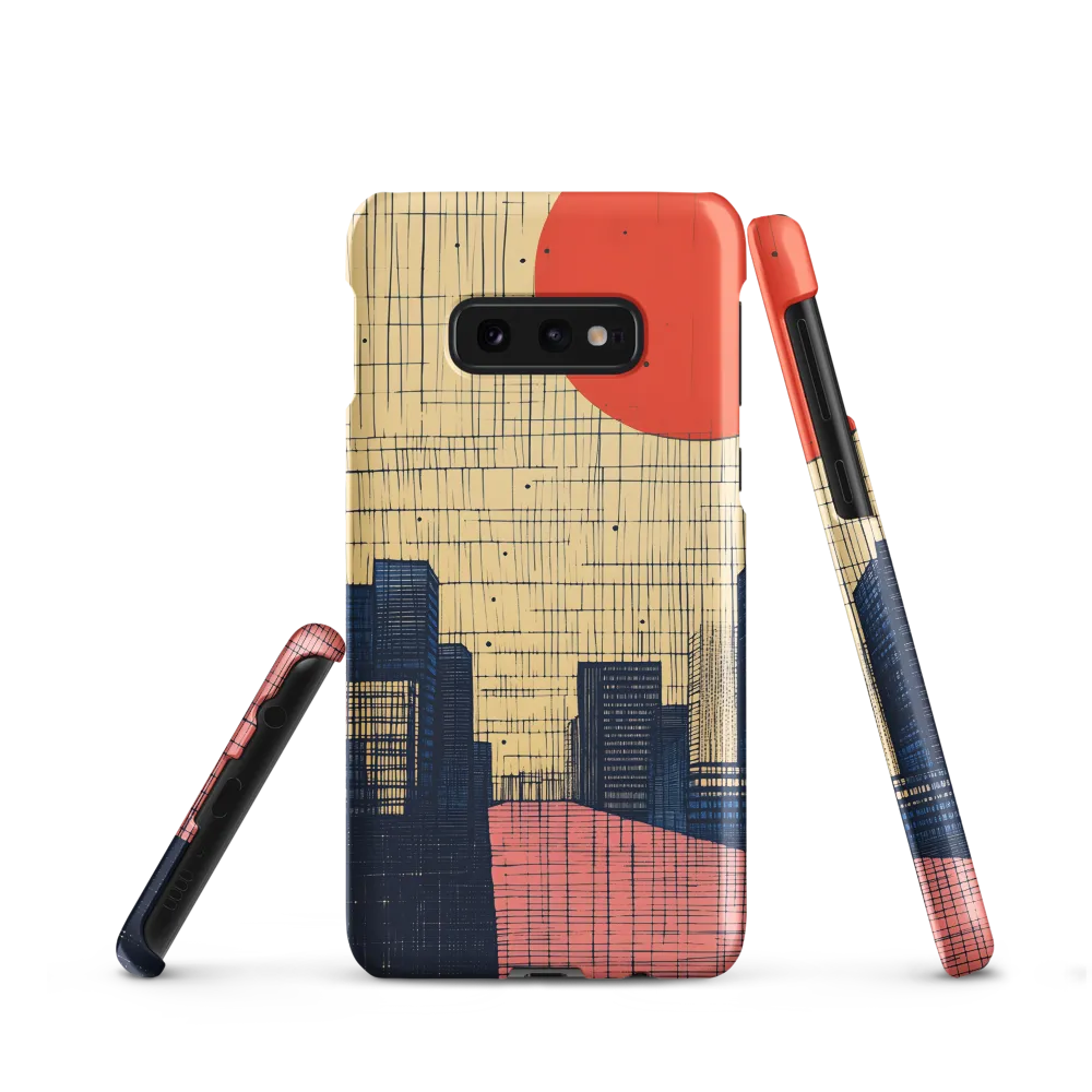 Urban Echoes: A Minimalist Cityscape