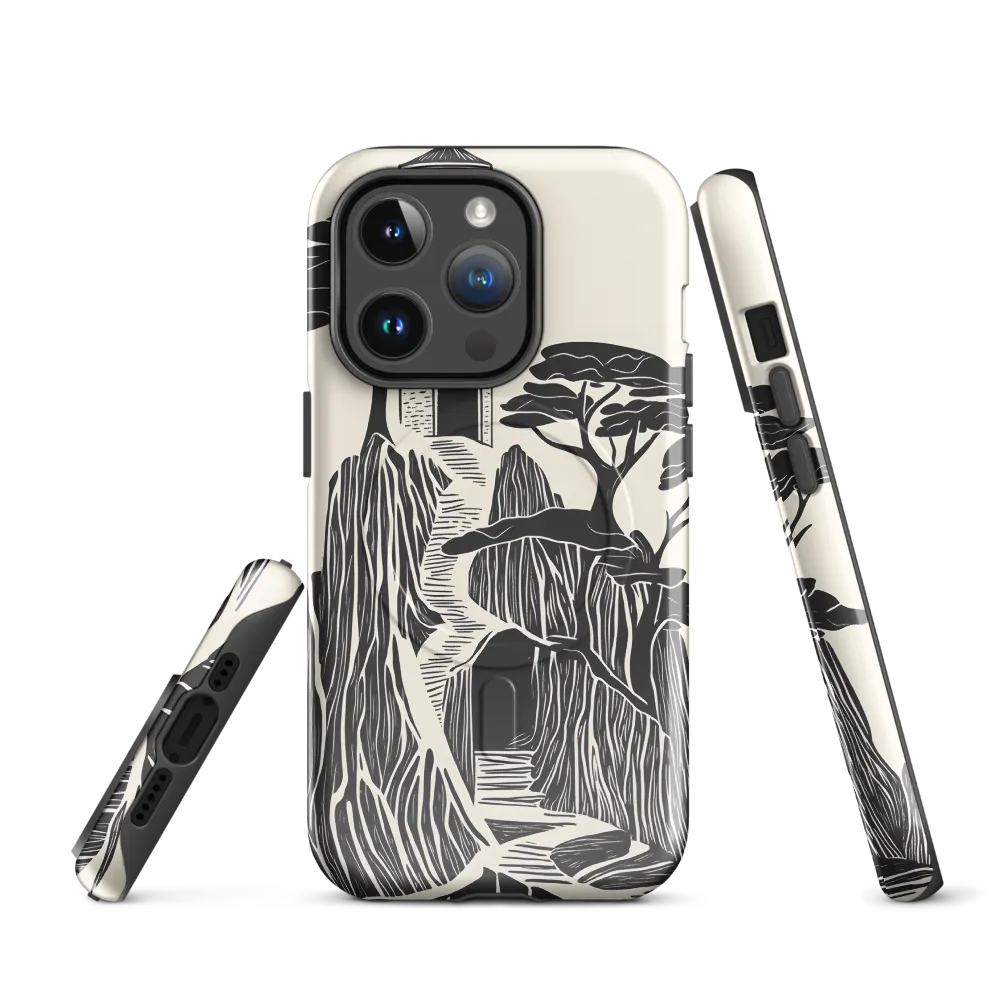 Echoes of a Mystical Tower | Phone Case |  14 Pro | MagSafe® Tough Case | Glossy