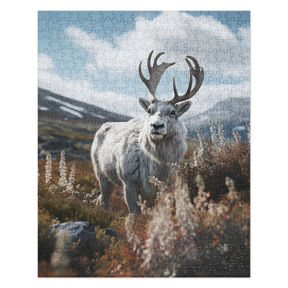 Majestic Harmony: The Reindeer in Nature | Jigsaw Puzzle | 520 pieces