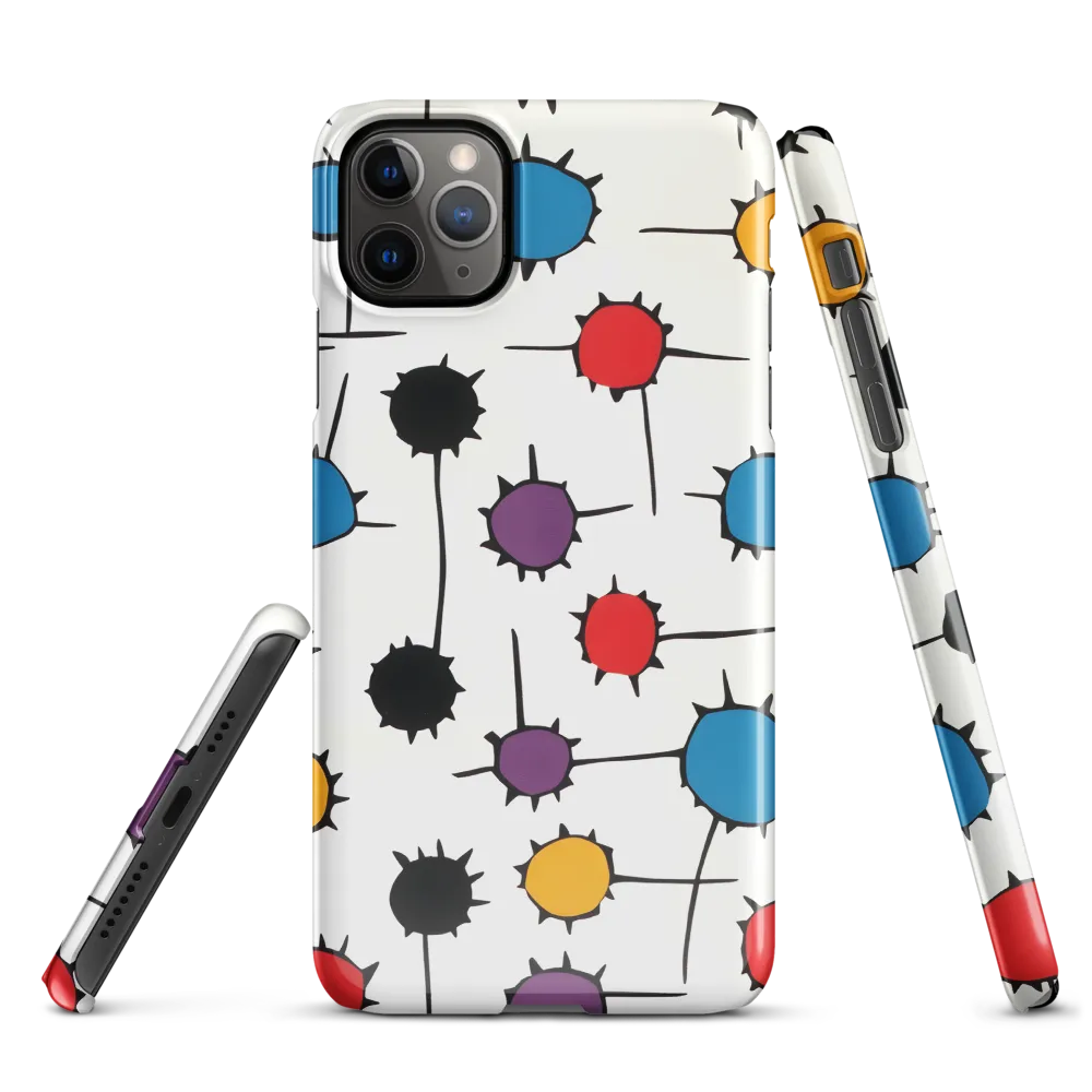 Dynamic Dance of Dots | Phone Case |  11 Pro Max | Snap Case | Glossy