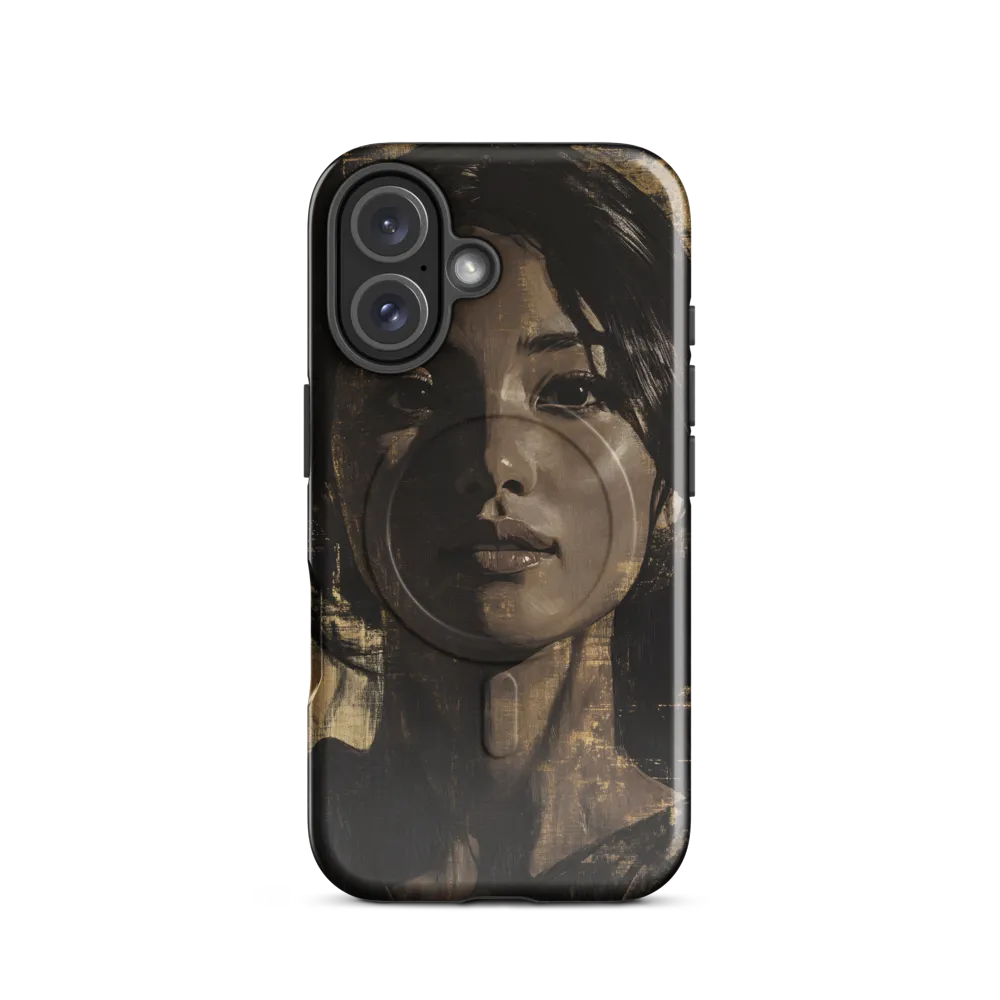 Golden Gaze: A Contemporary Portrait