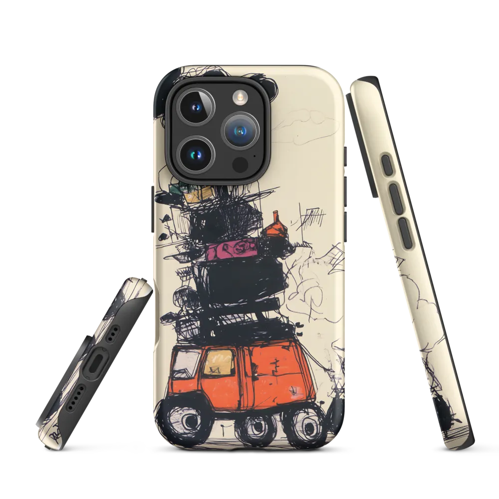 The Whimsical Hauler | Phone Case |  16 Pro | Tough Case | Matte