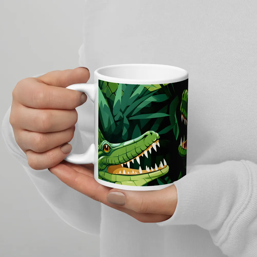 Fierce Crocodilian Medley | Mugs | Multiple Sizes & Colors