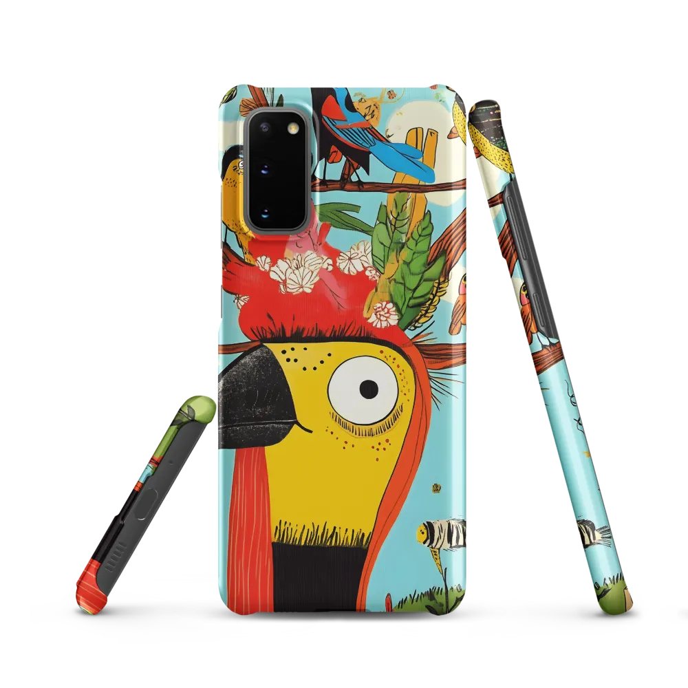 Toucan with Floral Crown