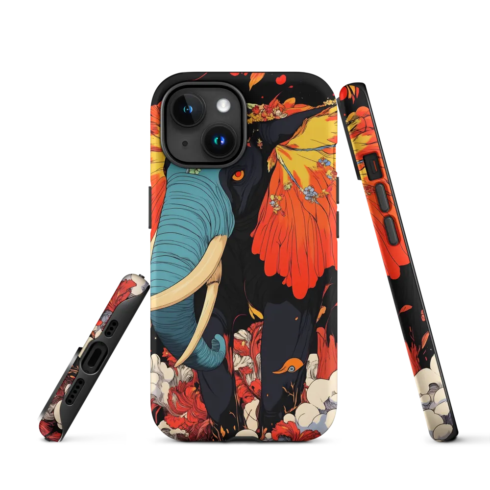Majesty of the Floral Elephant | Phone Case |  15 | Tough Case | Matte
