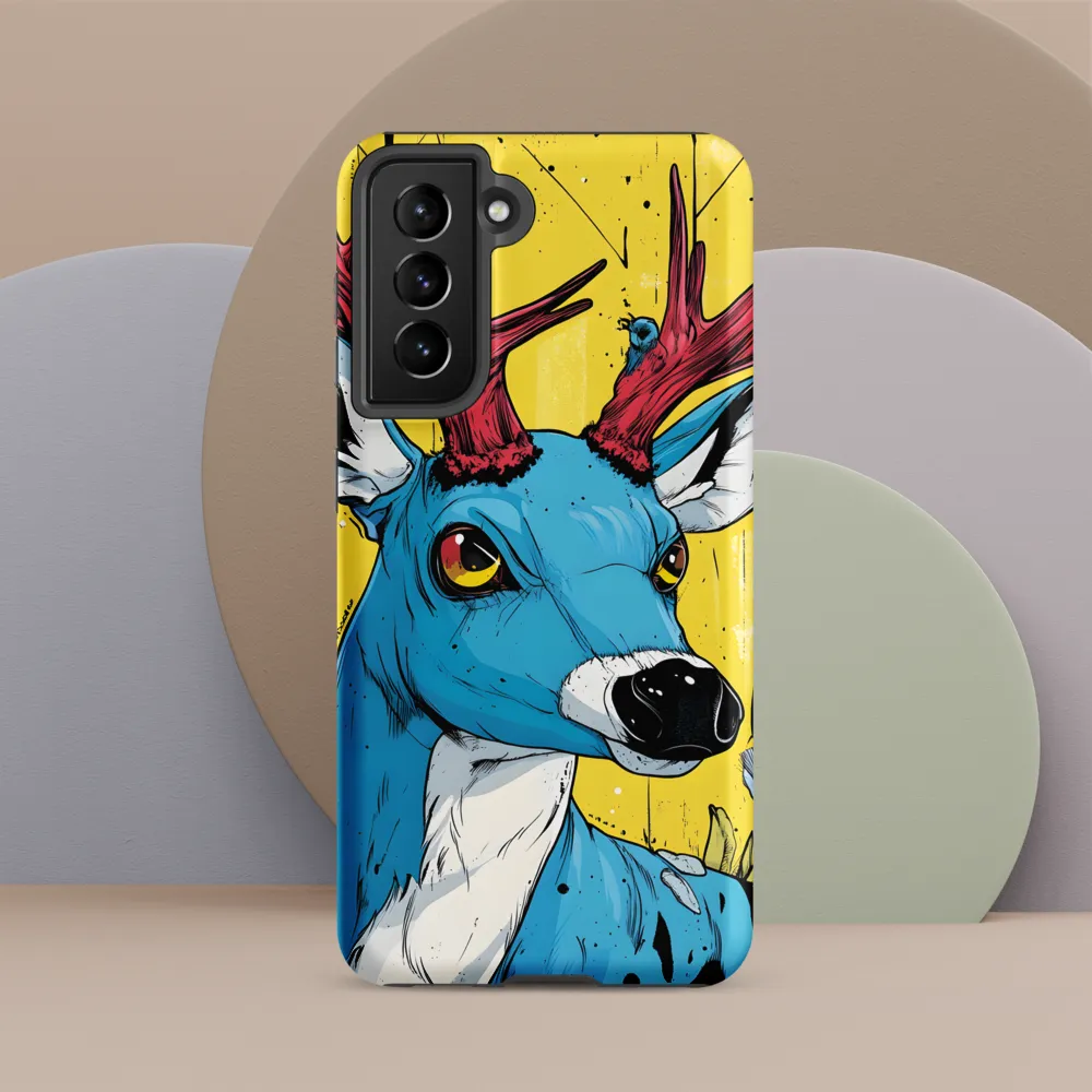 Vivid Antlers: A Modern Take on Nature
