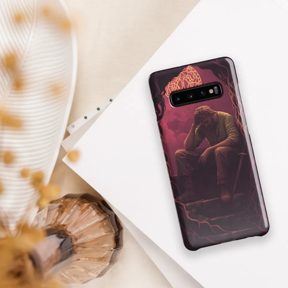 In the Depths of Contemplation | Phone Case |  S10 Plus | Snap Case | Glossy