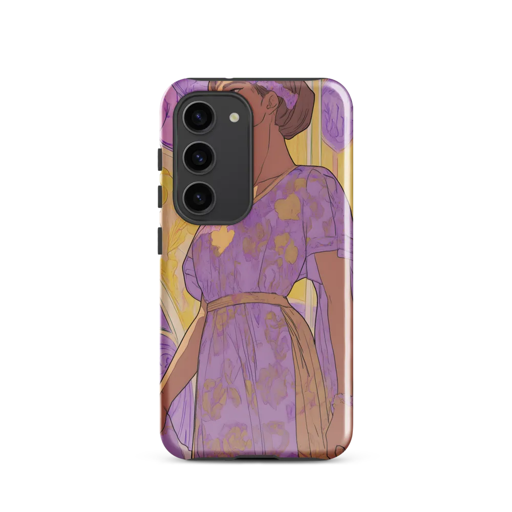 Elegance in Floral Harmony | Phone Case |  S23 | Tough Case | Glossy