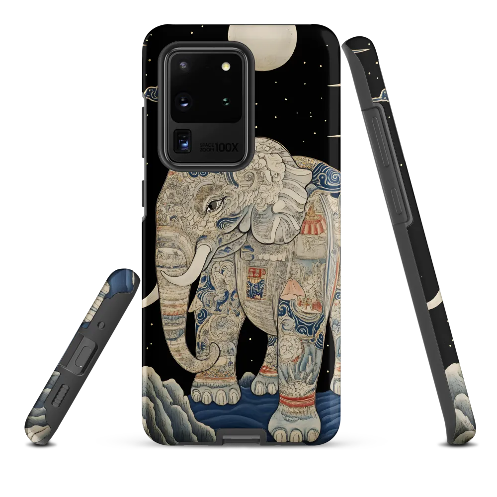 The Majestic Tale of the Painted Elephant | Phone Case |  S20 Ultra | Tough Case | Matte