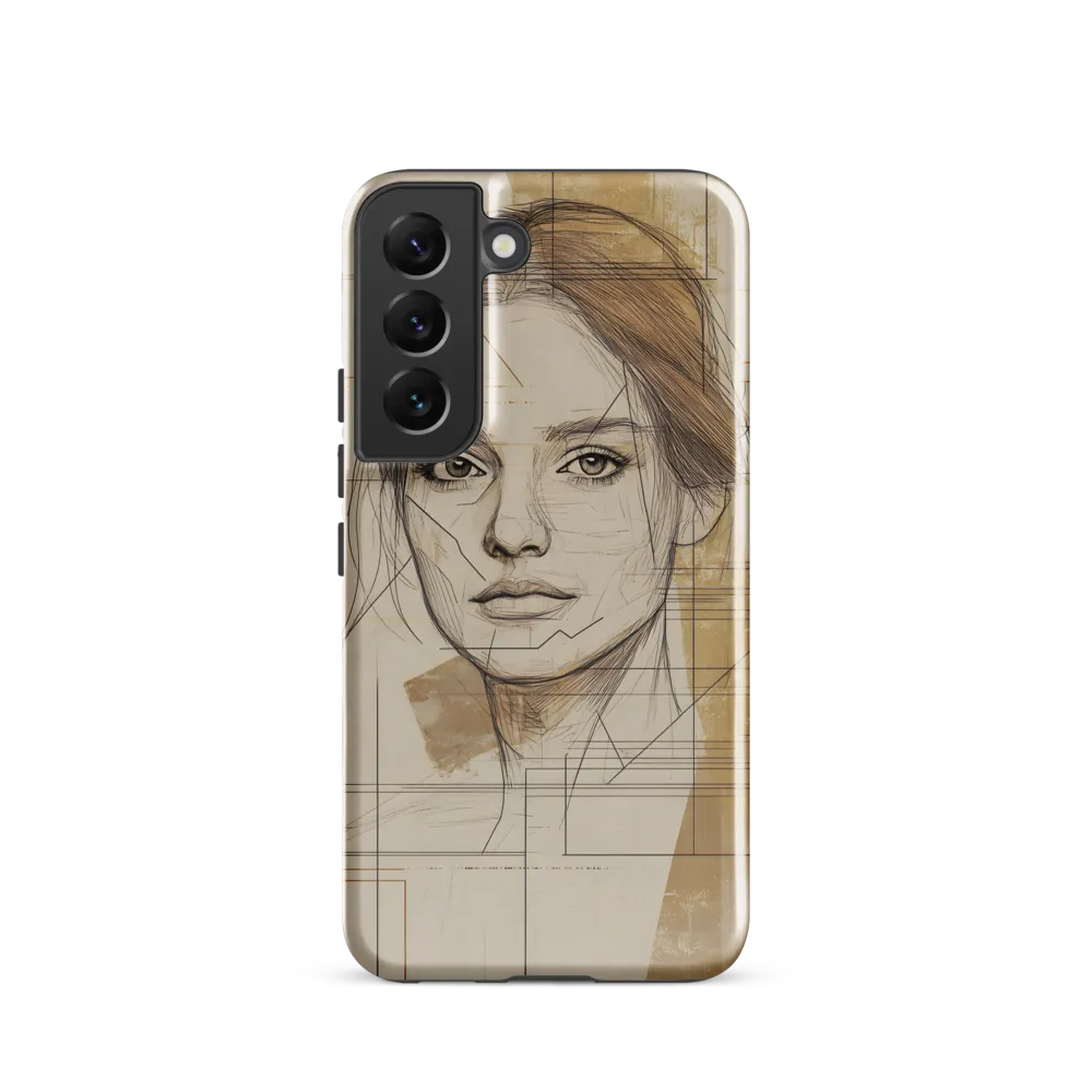 Geometric Elegance: A Modern Portrait
