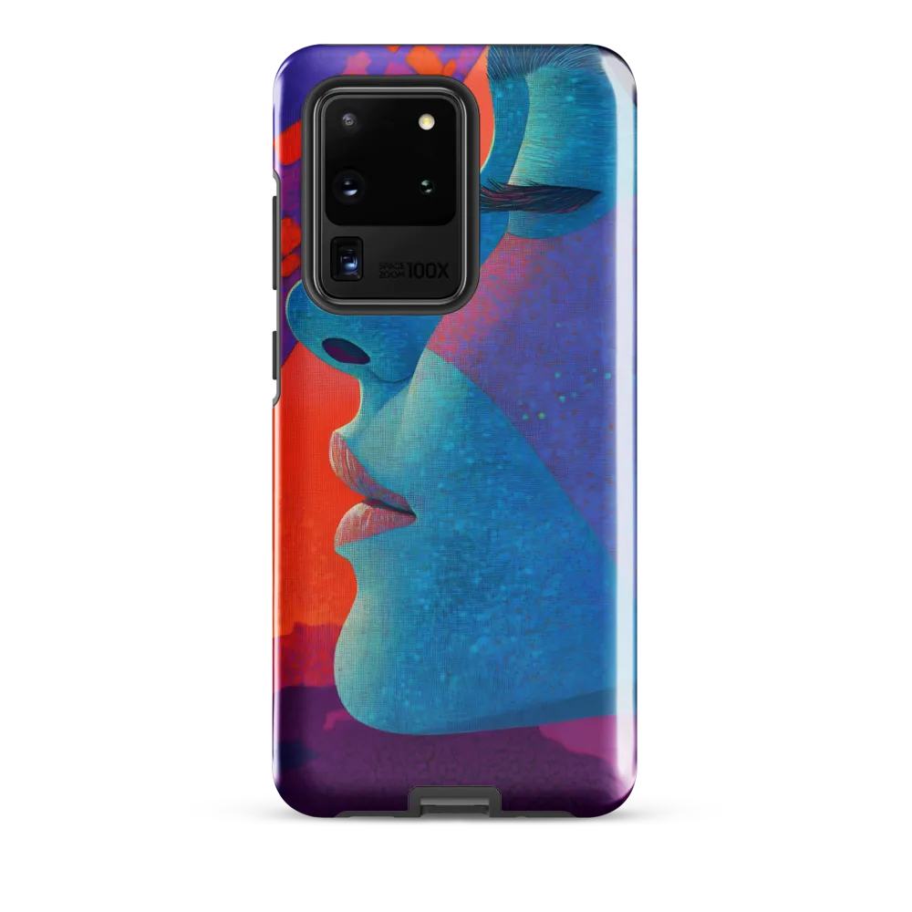 Cyan Profile with Magenta Mosaic