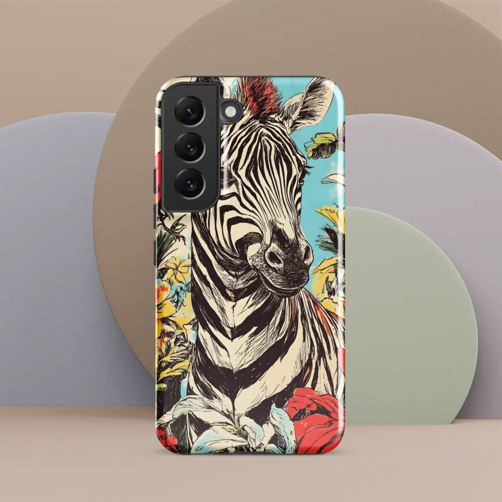 Zebra in Tropical Reverie