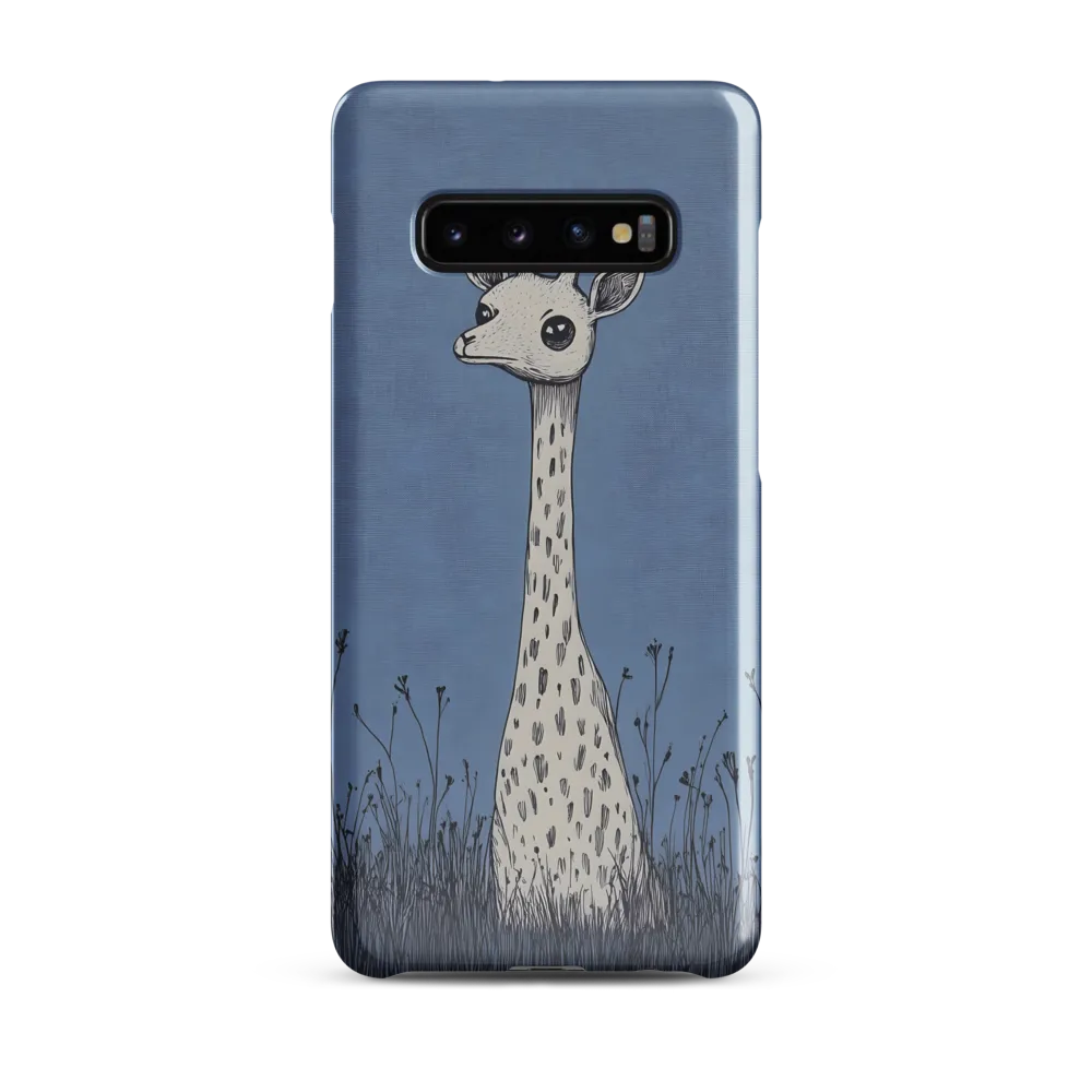 Whimsical Giraffe in Blue | Phone Case |  S10 Plus | Snap Case | Glossy