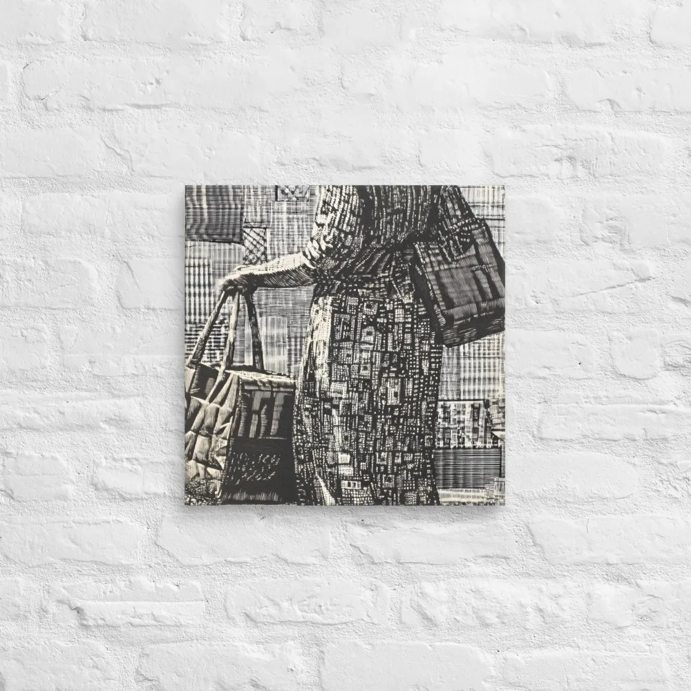 Urban Reflections: A Shopping Narrative | Canvas | 16″×16″