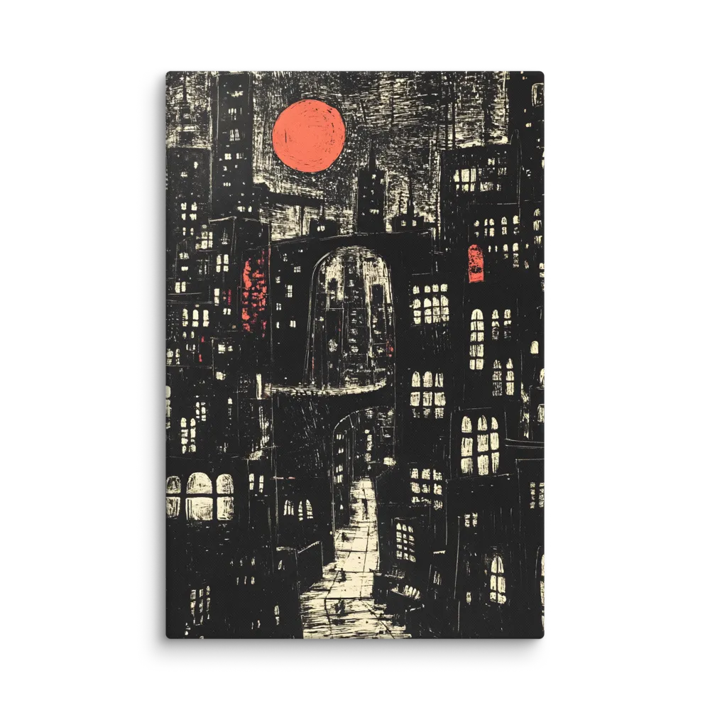 Whispers of the Urban Night | Canvas | 32″×48″