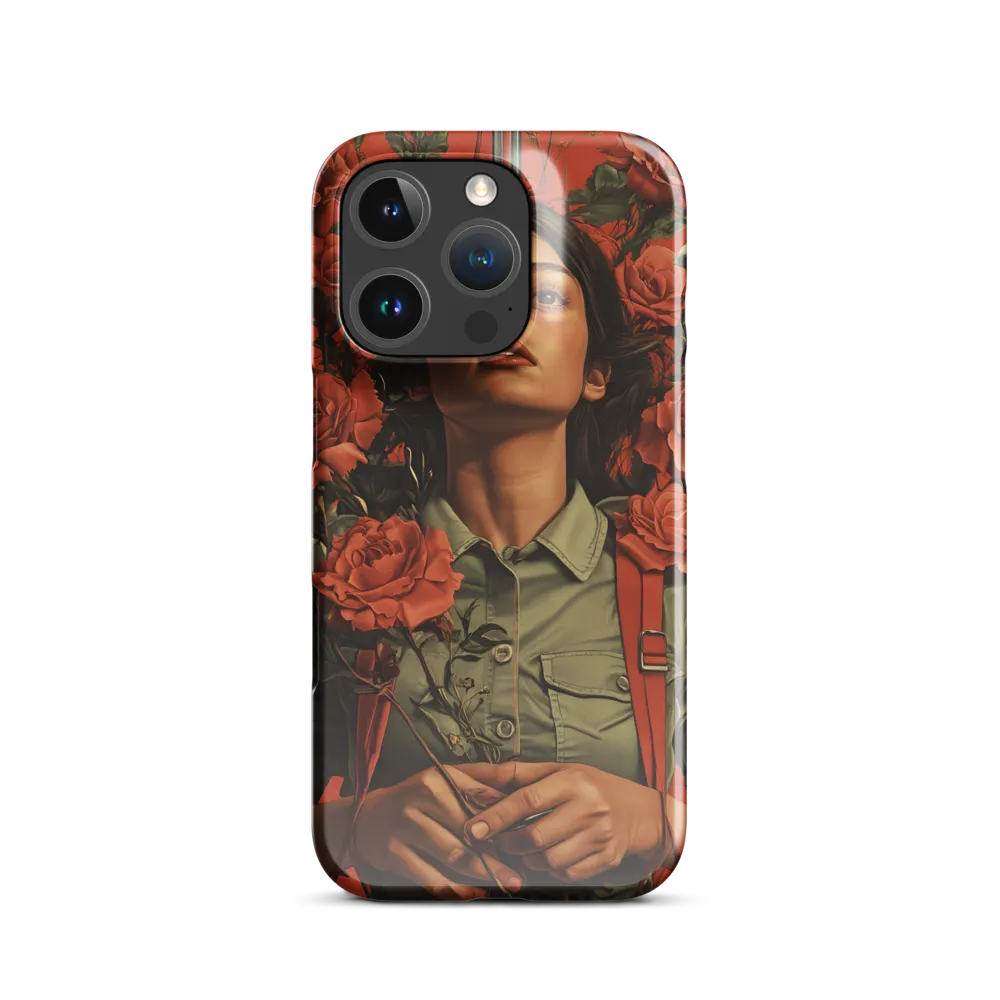 Harmony and Strength: A Portrait Among Roses