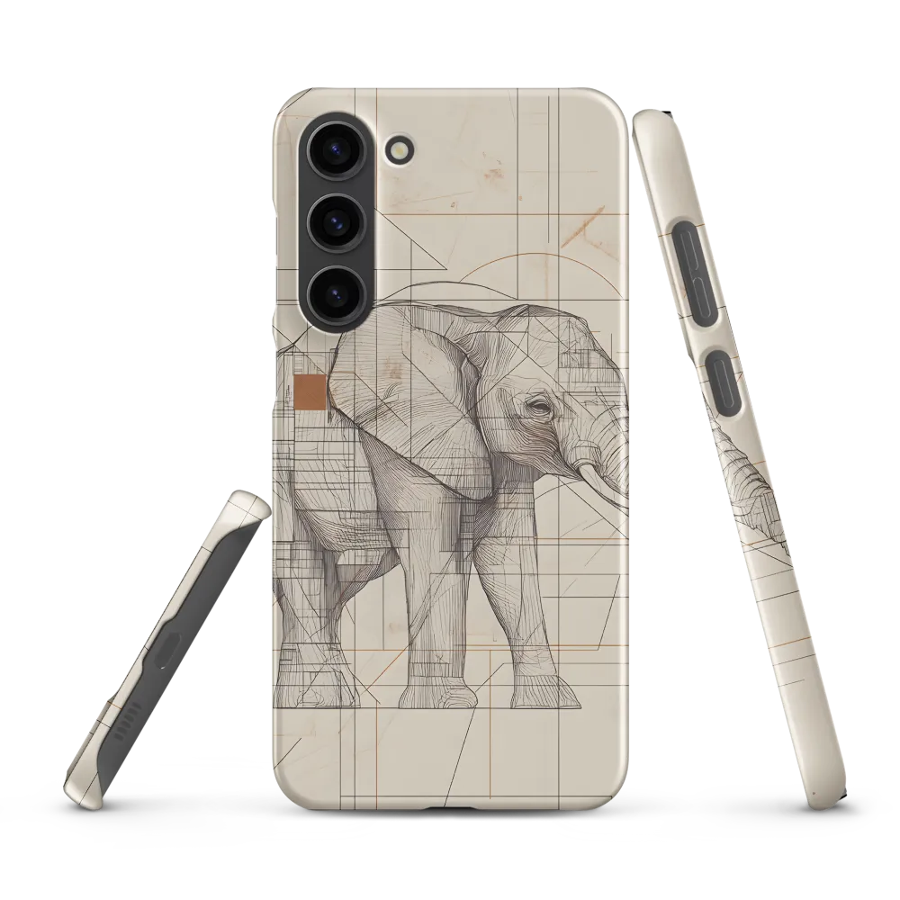 Geometric Elegance: The Steel Elephant