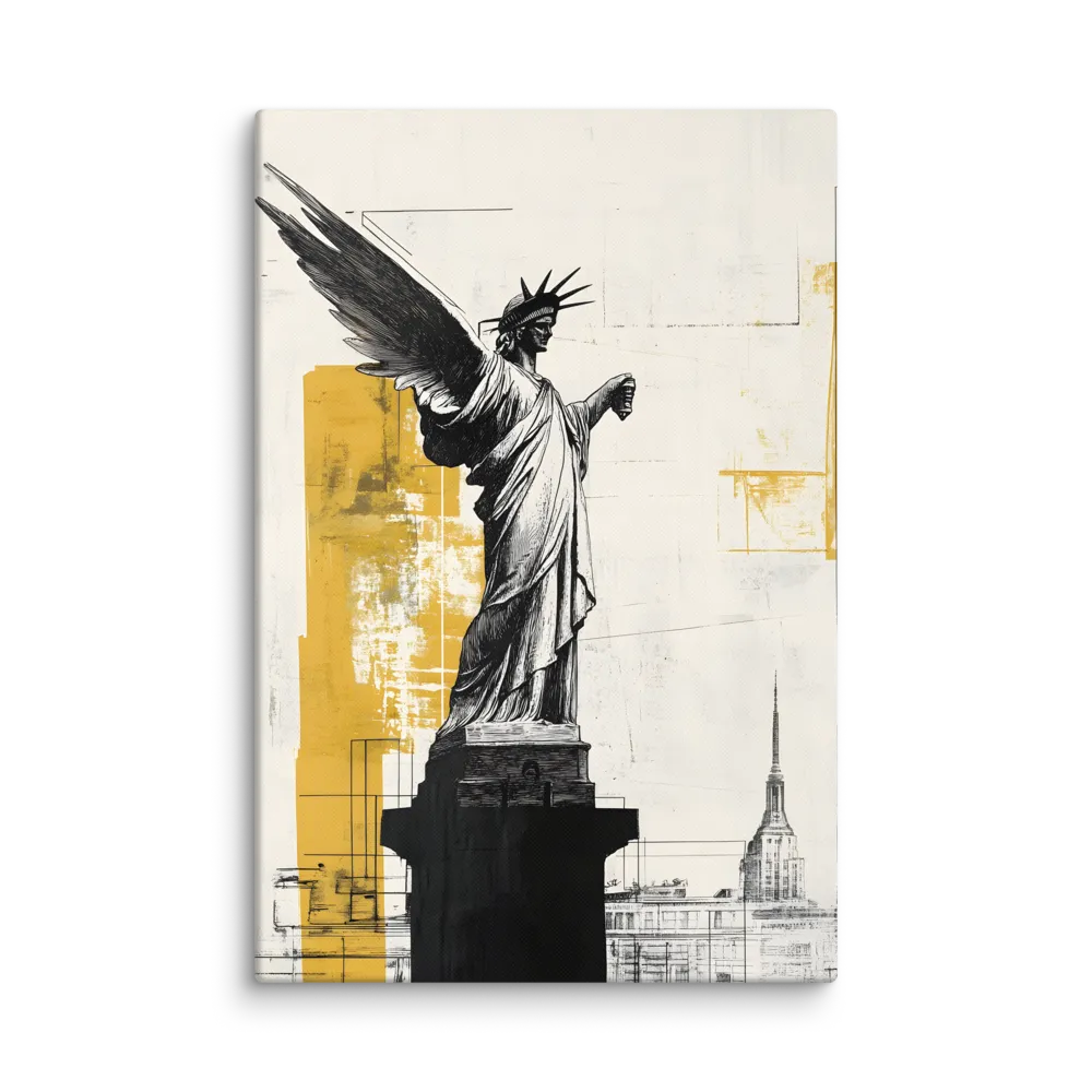 Guardian of Freedom: A Modern Interpretation | Canvas | 32″×48″