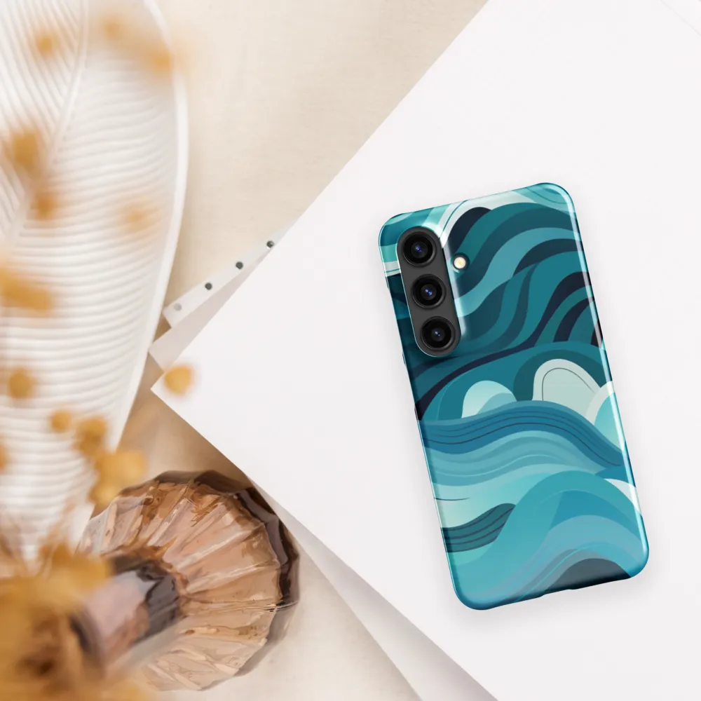 Ebb and Flow | Phone Case |  S24 | Snap Case | Glossy