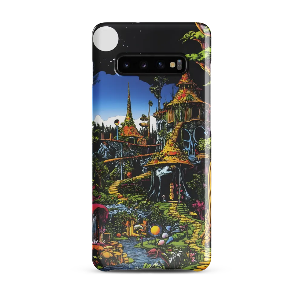 Whispers of a Neon Fantasy | Phone Case |  S10 Plus | Snap Case | Glossy