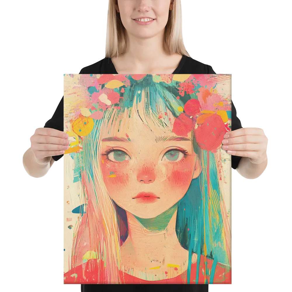 Whimsical Blossom | Canvas | 16″×20″