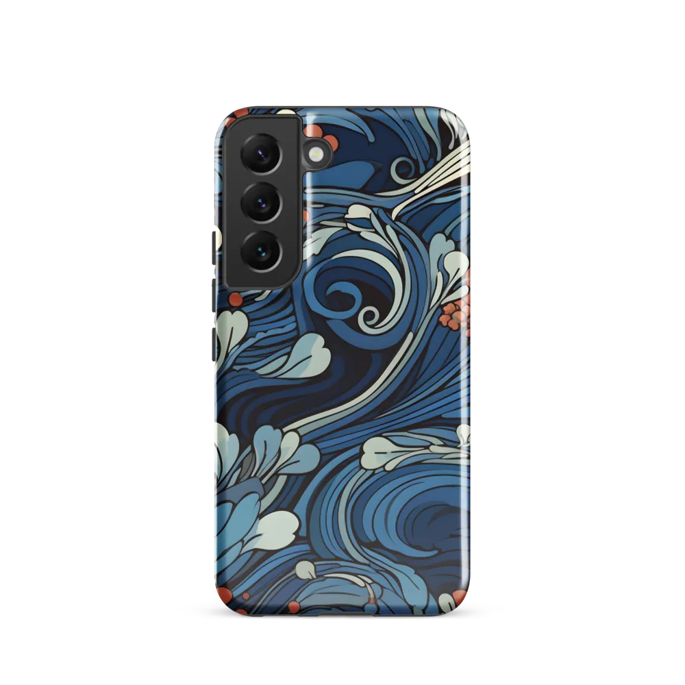 Nature's Elegance: An Oceanic Tapestry | Phone Case |  S22 | Tough Case | Glossy