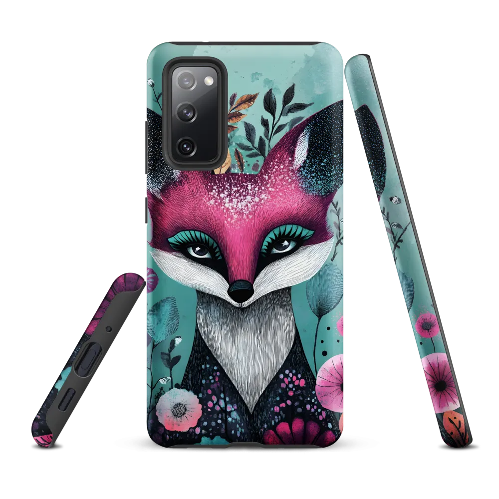 Whimsical Fox Among Blossoms | Phone Case |  S20 FE | Tough Case | Matte