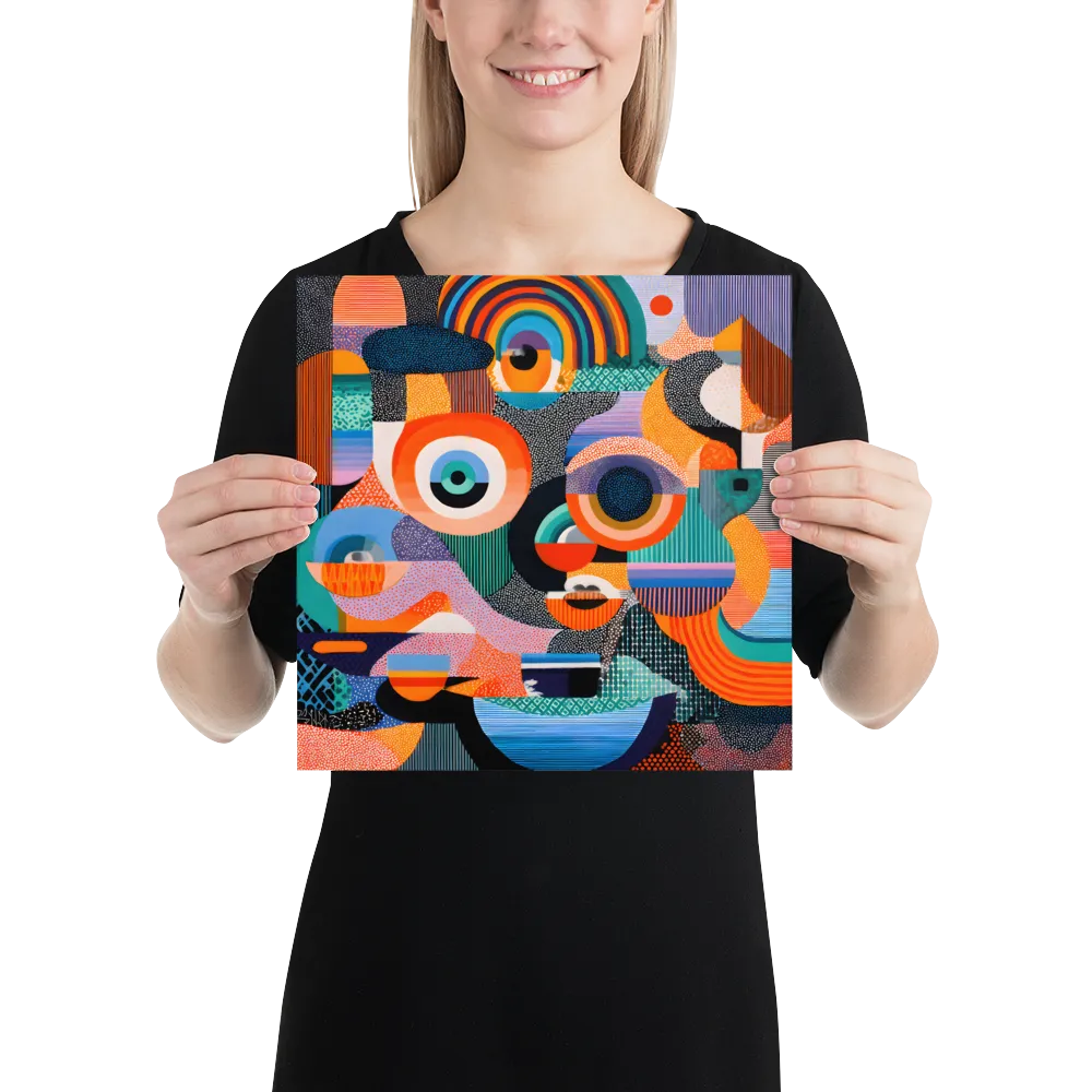 Chromatic Circles 
 Poster | 12″x 12″