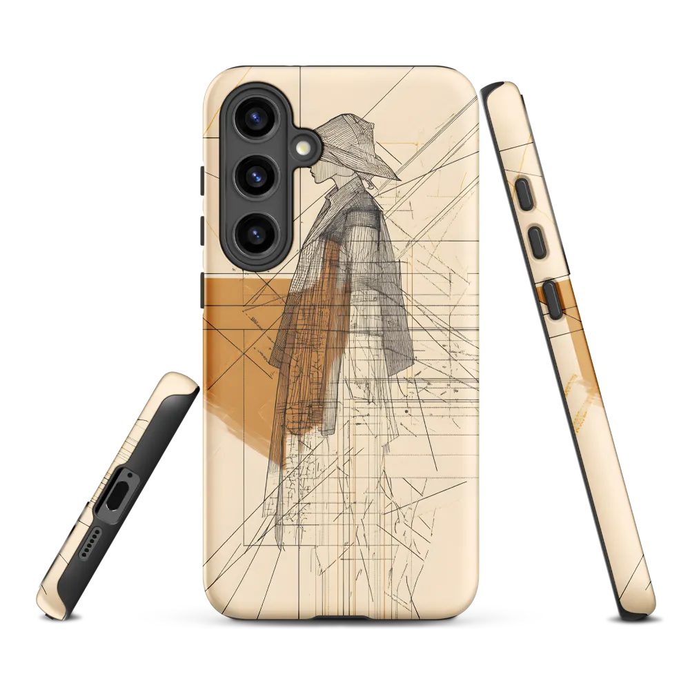 Abstract Profile: A Minimalist Exploration | Phone Case |  S24 Plus | Tough Case | Matte