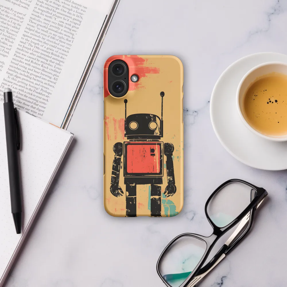 The Retro Robot | Phone Case |  16 Plus | Snap Case | Matte