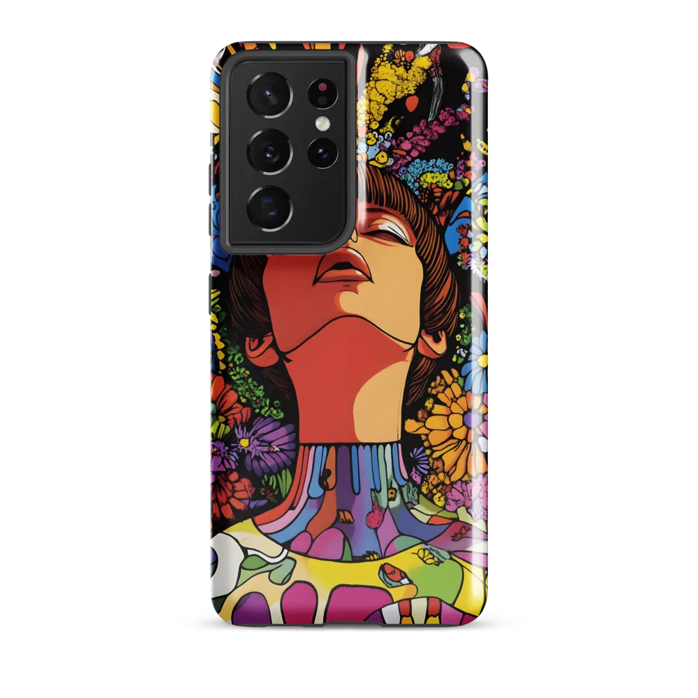 Vibrant Ecstasy: A Psychedelic Portrait
