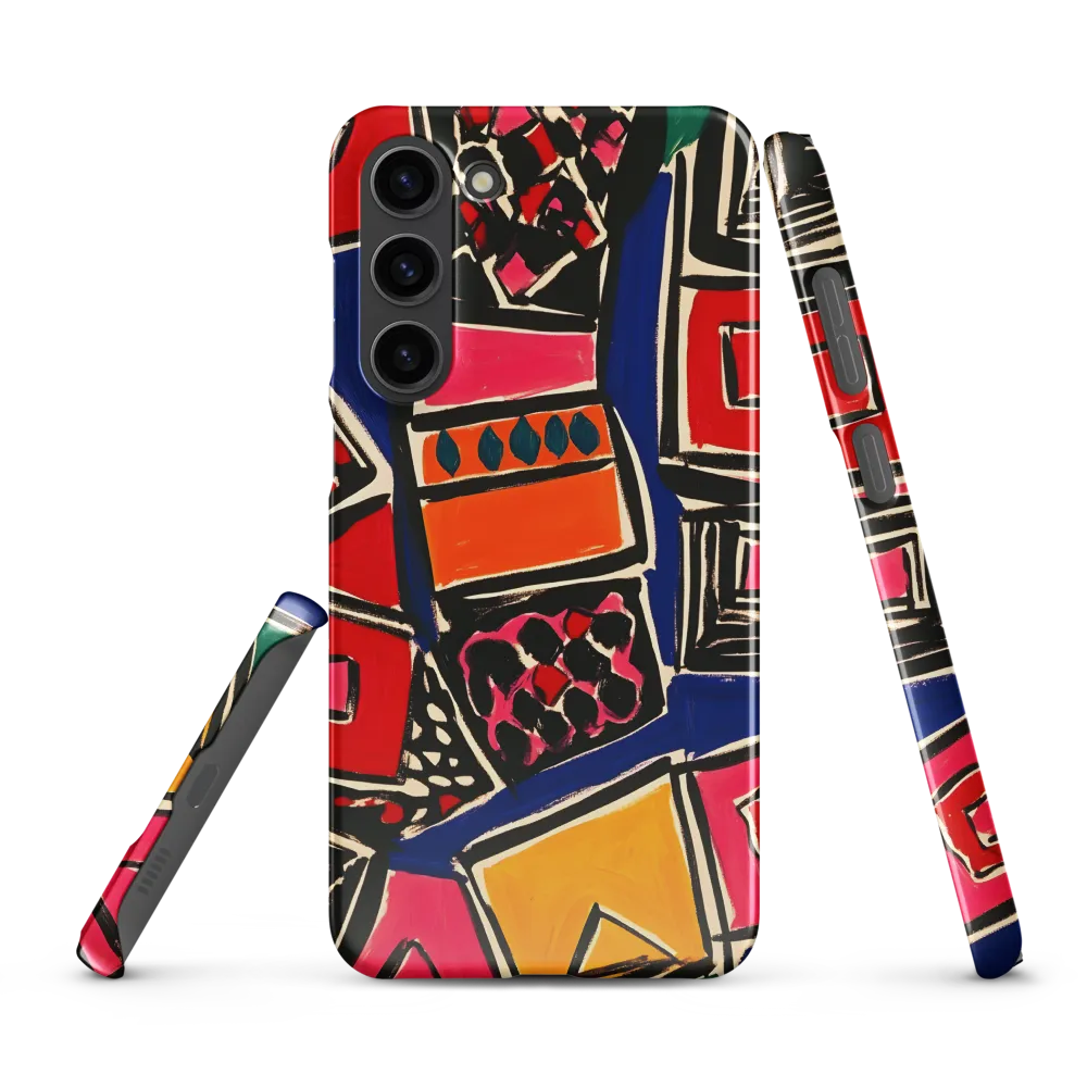 Dynamic Geometric Harmony | Phone Case |  S23 Plus | Snap Case | Glossy