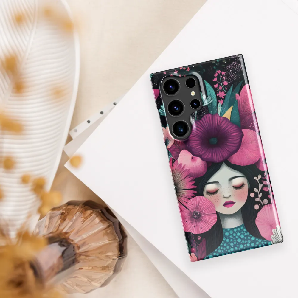 Blooming Serenity | Phone Case |  S24 Ultra | Snap Case | Glossy