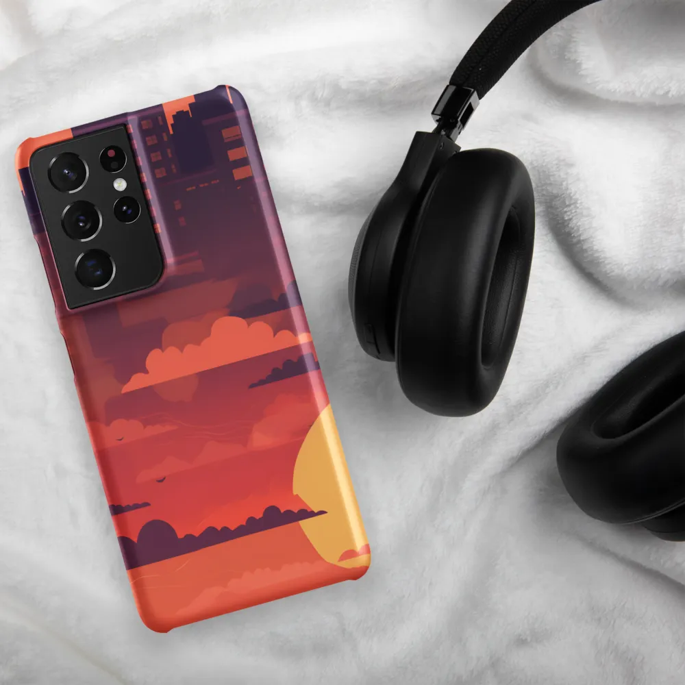Urban Dusk: A Symphony of Cityscapes | Phone Case |  S21 Ultra | Snap Case | Matte