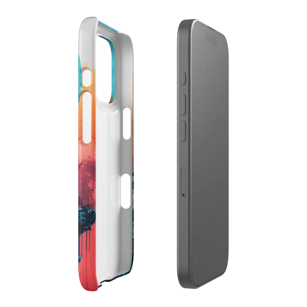 Ethereal Landscapes: A Dance of Color and Form | Phone Case |  16 Pro | Snap Case | Matte
