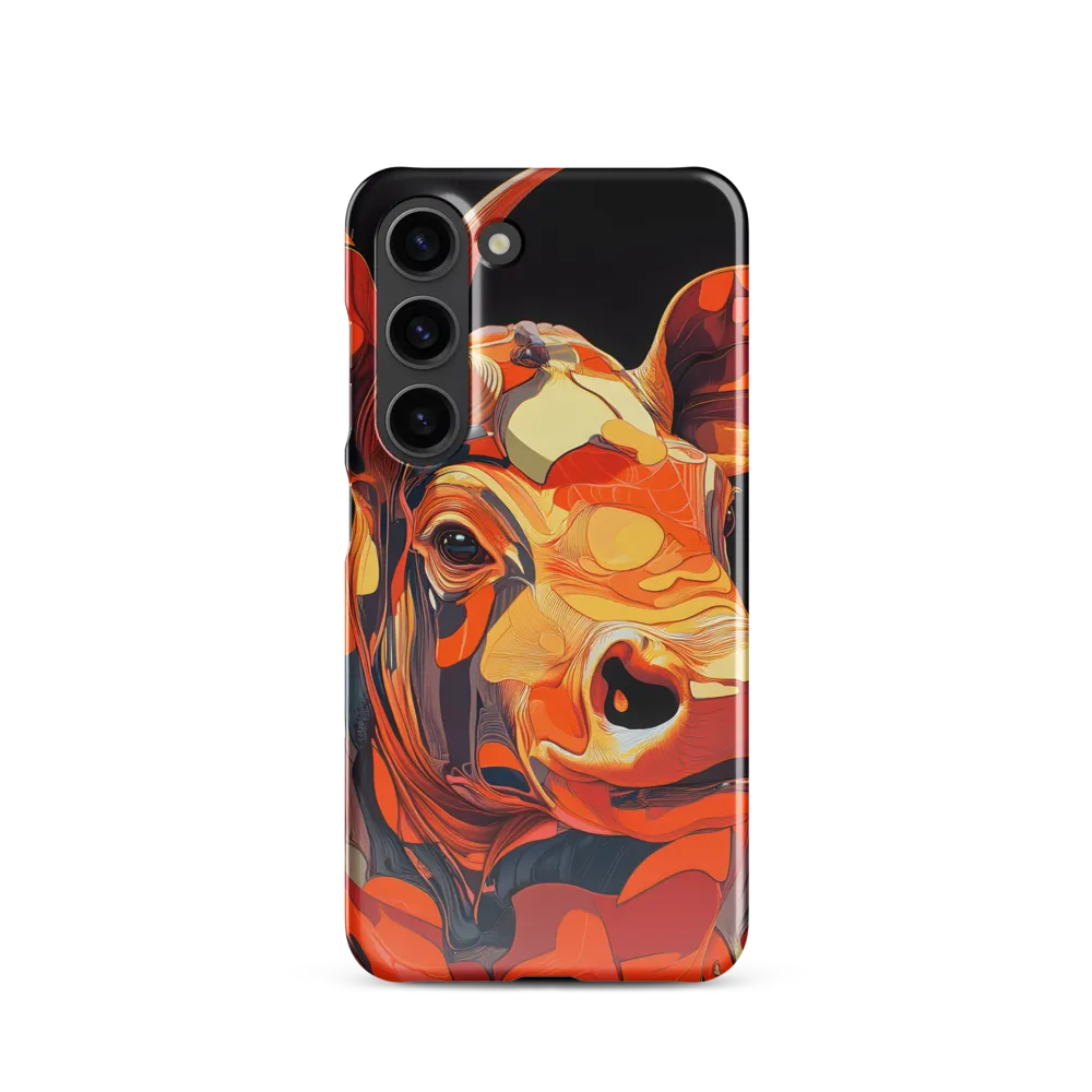 Modern Serenade: The Vibrant Cow