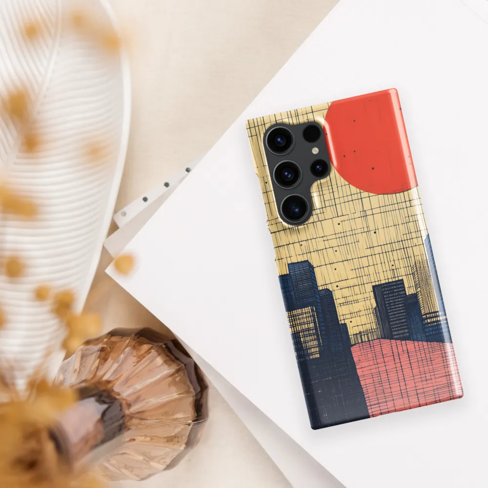 Urban Echoes: A Minimalist Cityscape